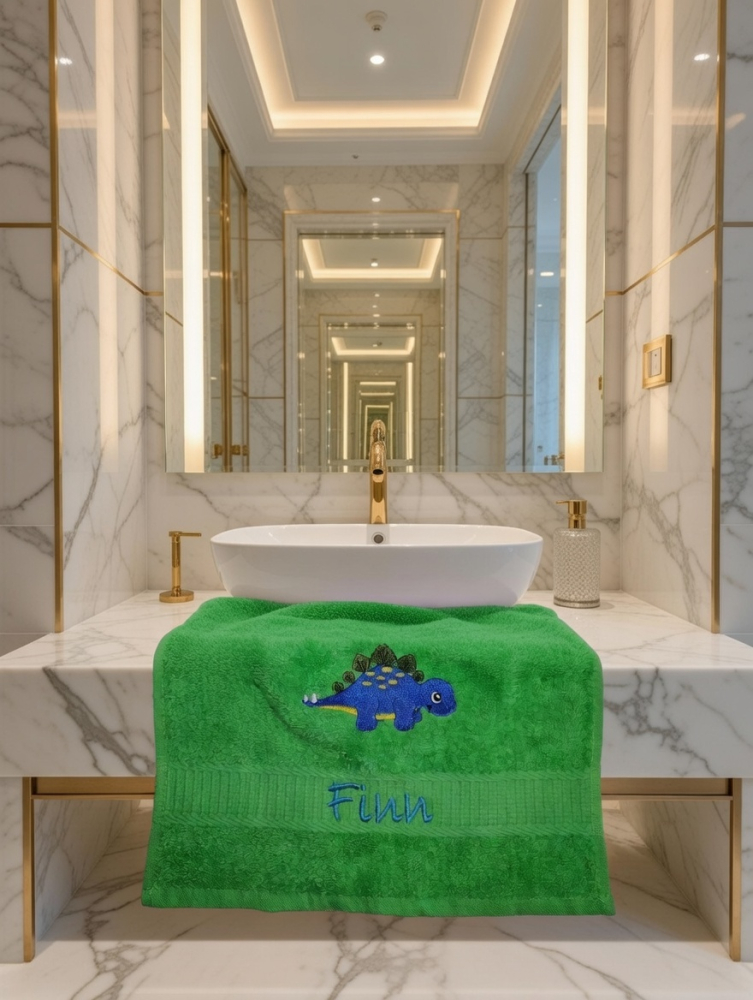 Dinosaurier Handtuch mit Namen