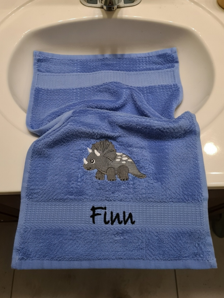 Dinosaurier Handtuch mit Namen