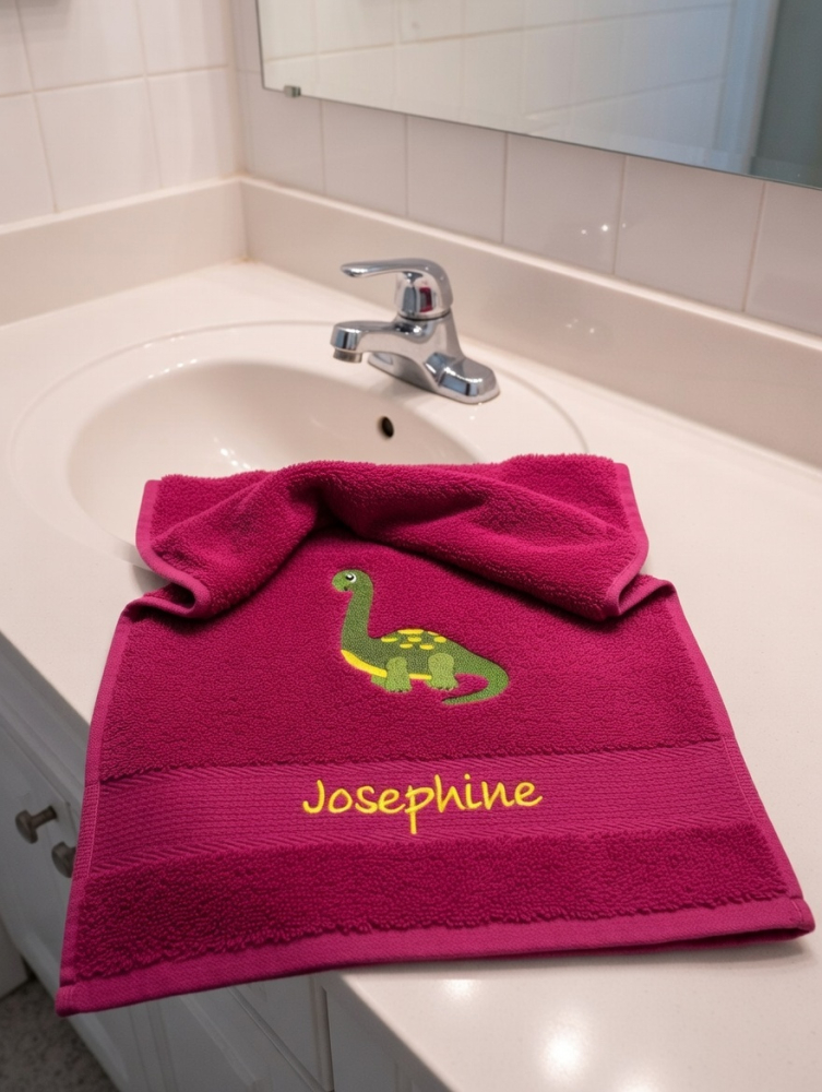 Dinosaurier Handtuch mit Namen