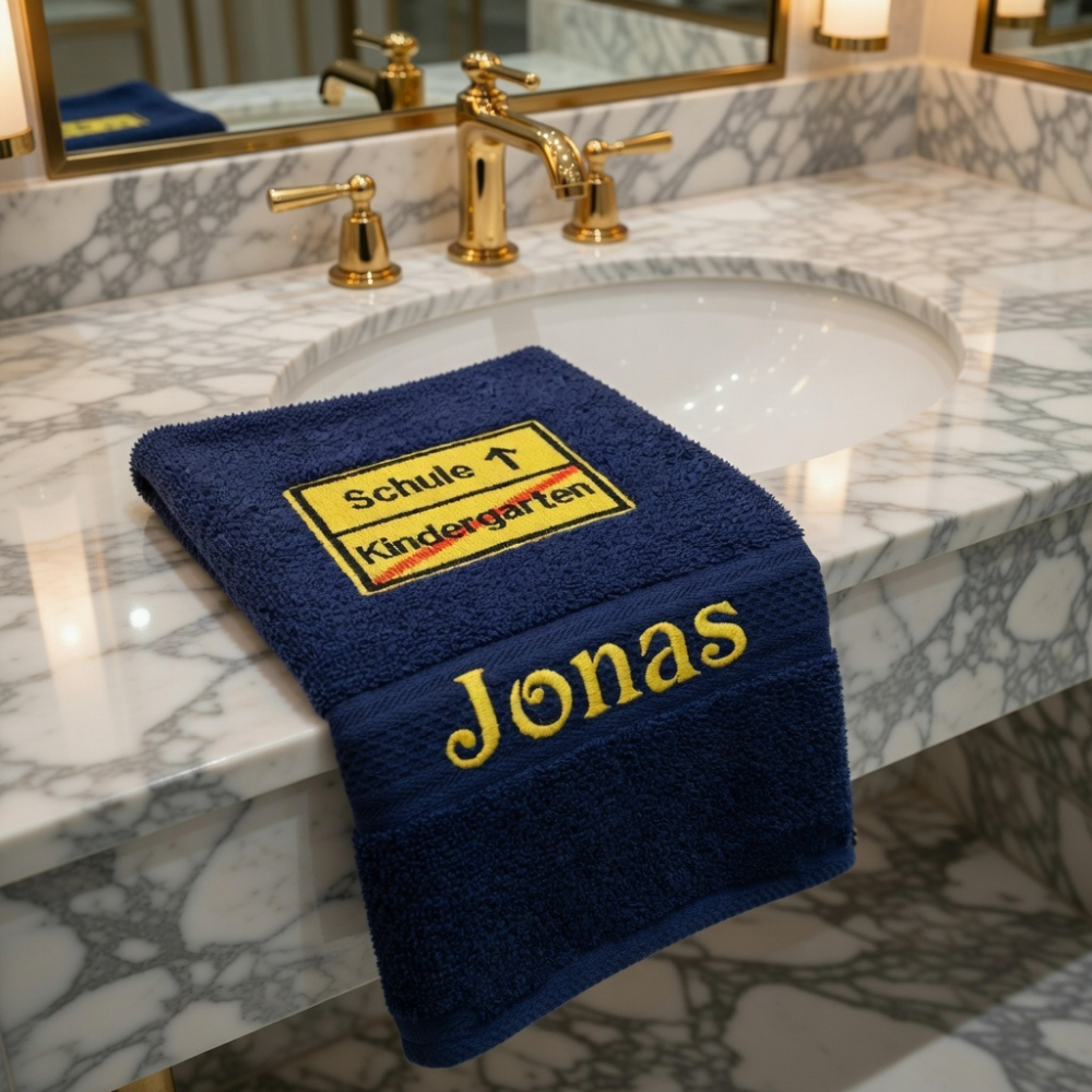 Handtuch Schule Kindergarten