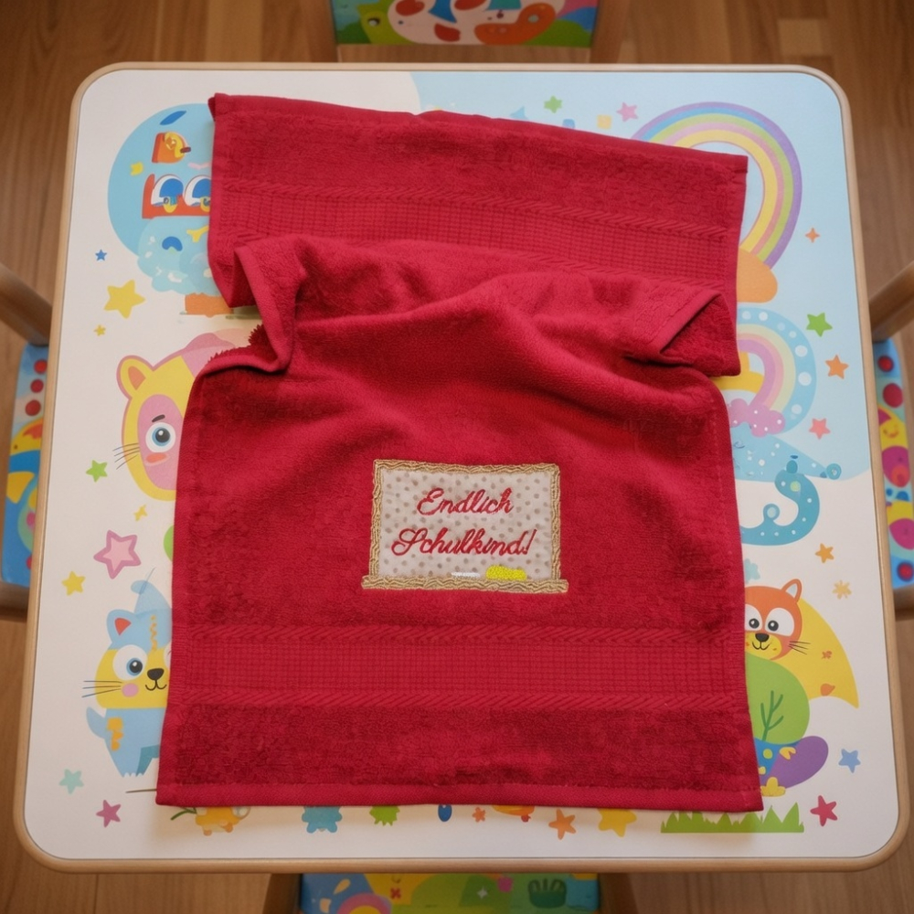 Handtuch Endlich Schulkind