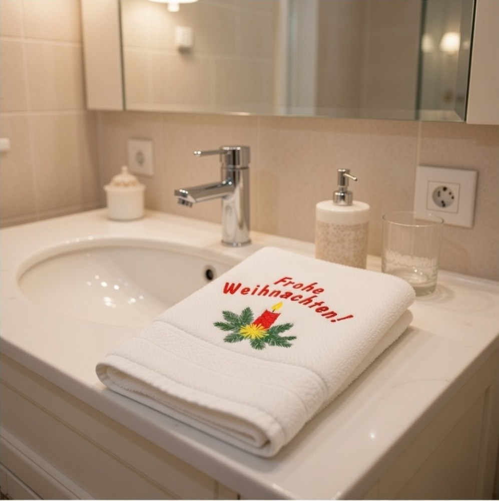 Handtuch Dekoration Weihnachten