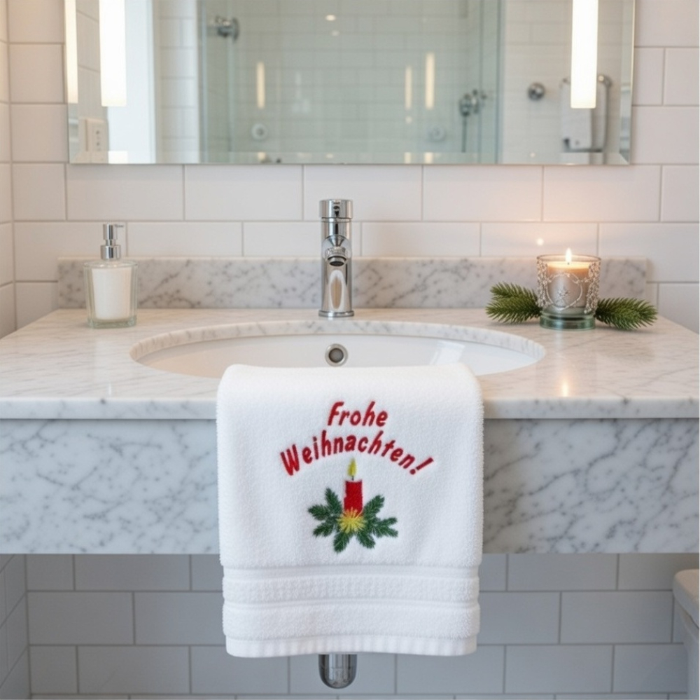 Weihnachtsdeko für Bad