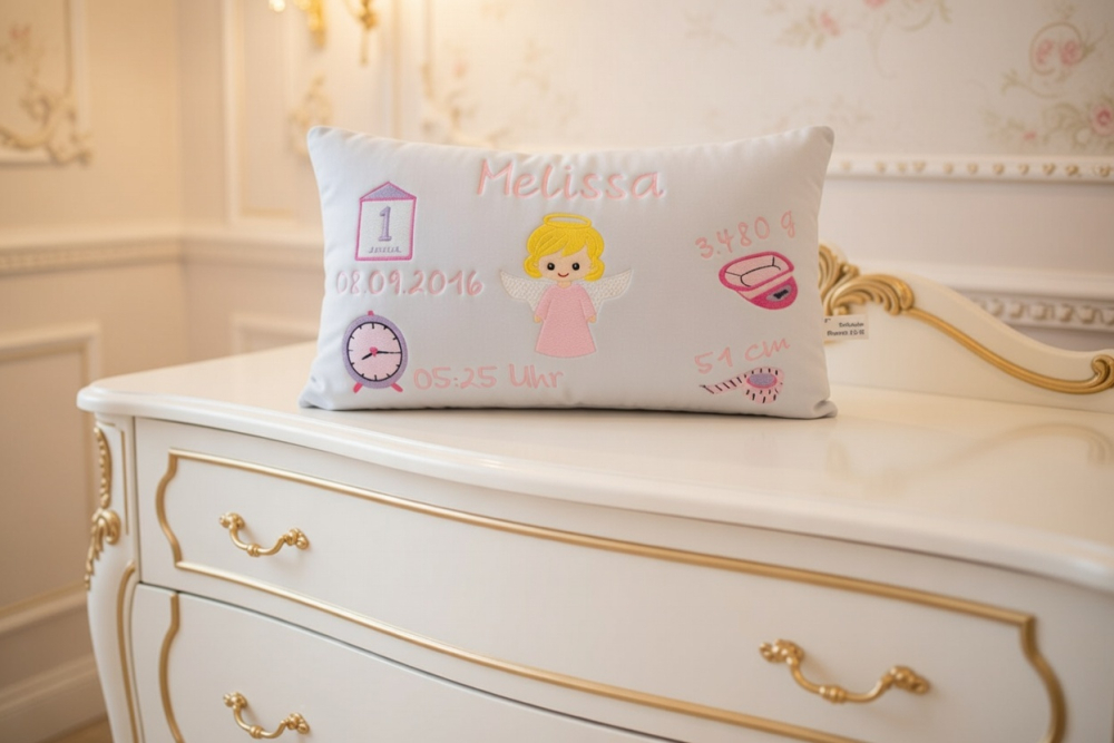 Taufkissen Geburtskissen