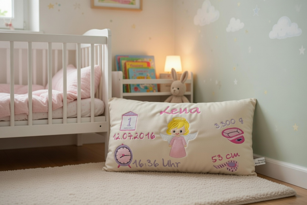 Taufkissen für Mädchen