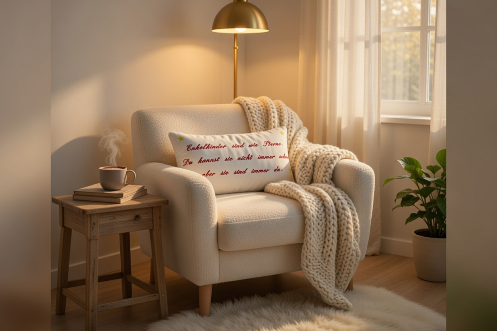 Kissen Enkelkinder sind wie Sterne