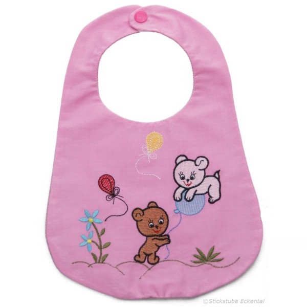 Baby Lätzchen Bär Luftballons