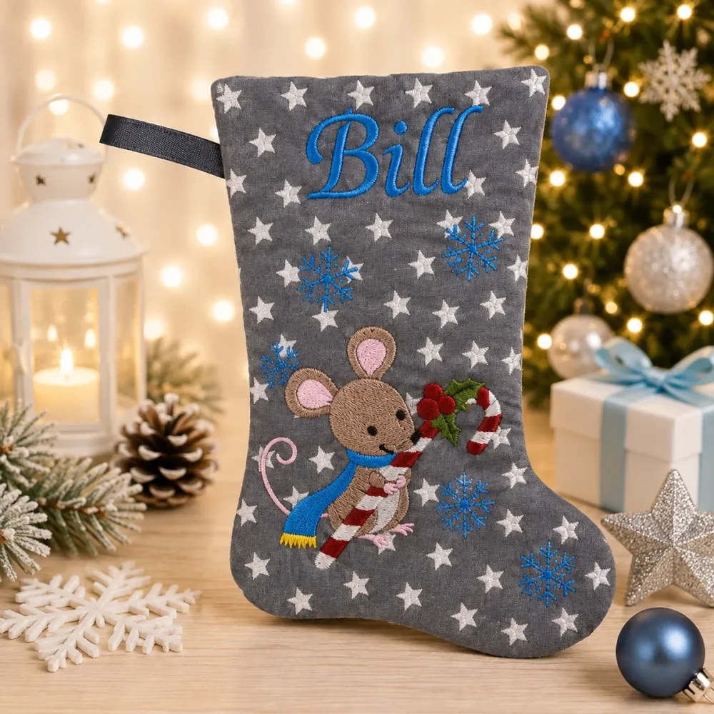 Nikolausstiefel mit Name Bill Große S