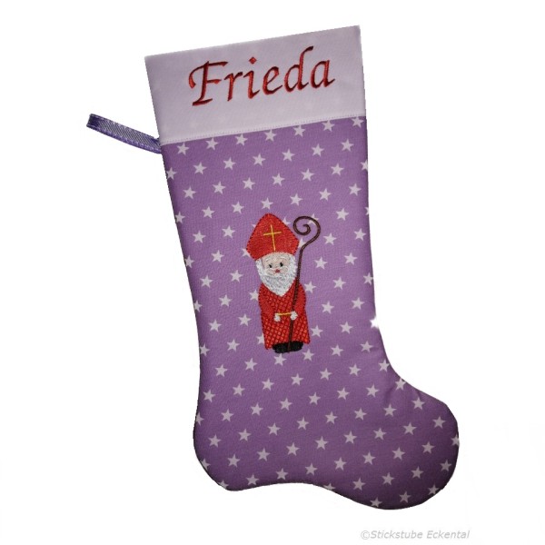 Nikolausstiefel Bischof XXL mit Name