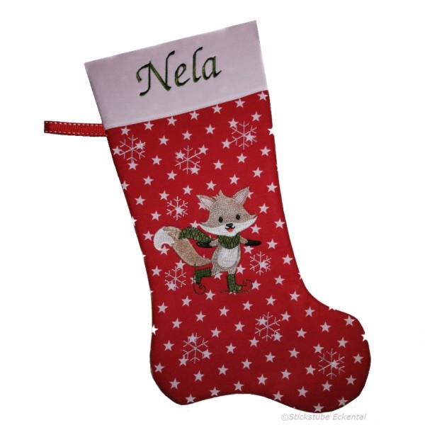 Fuchs Nikolausstiefel mit Namen