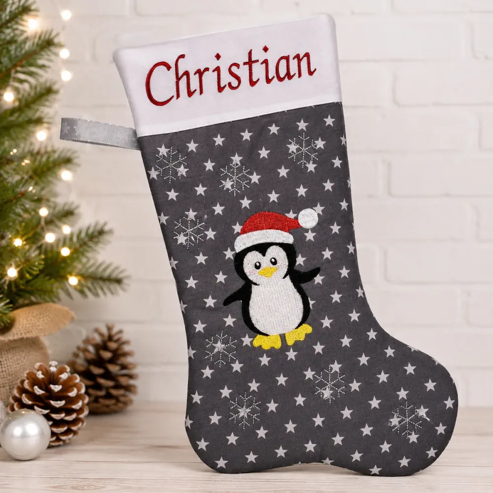 Nikolausstiefel Pinguin