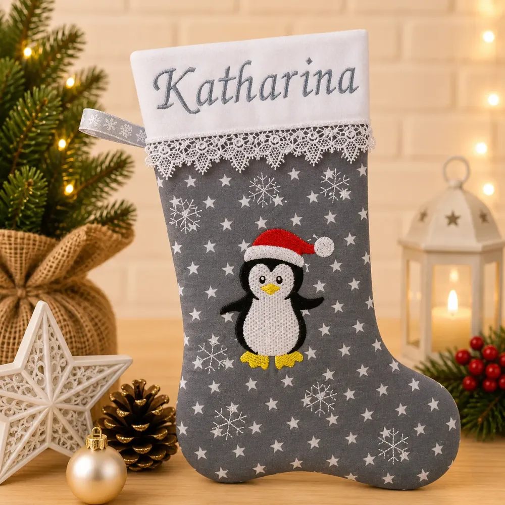 Personalisierte Nikolausstiefel XXL Katharina