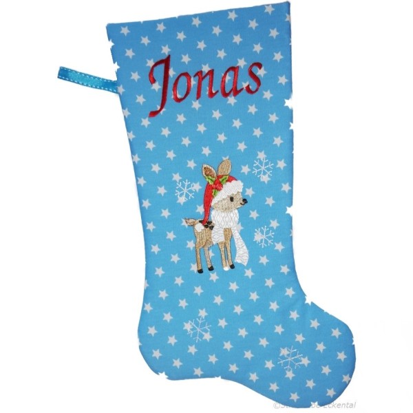 Nikolausstiefel Rentier mit Name