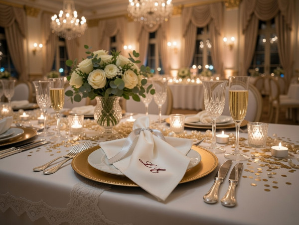 Stoffservietten mit Monogramm besticken lassen