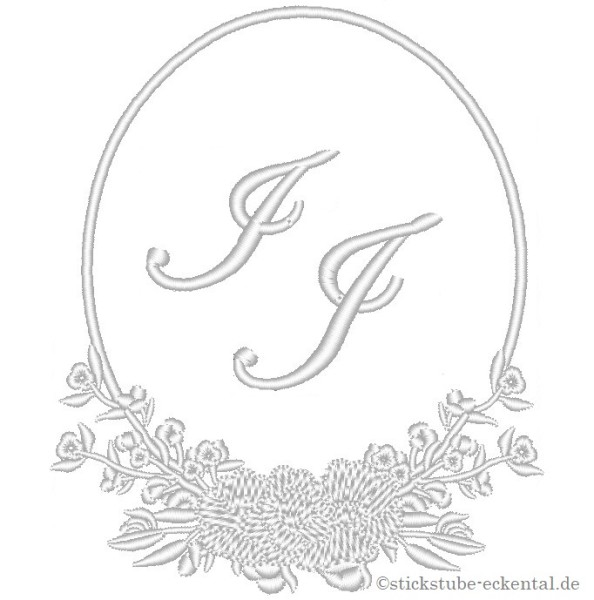 Stoffservietten Monogrammmuster I J