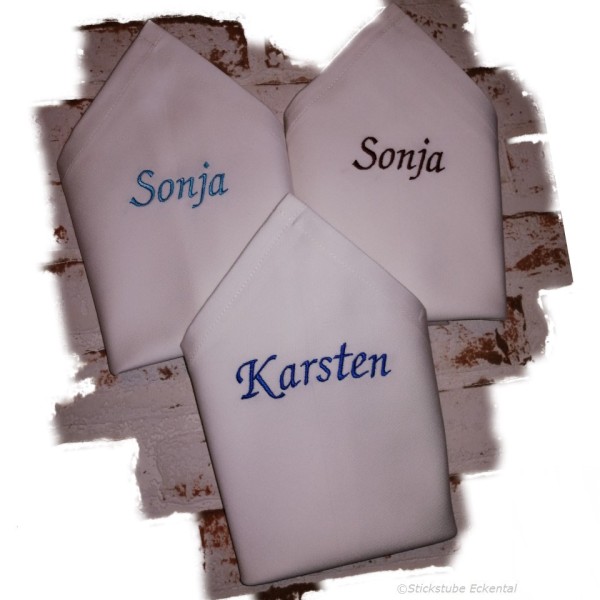 Stoffservietten Hochzeit Geburtstag