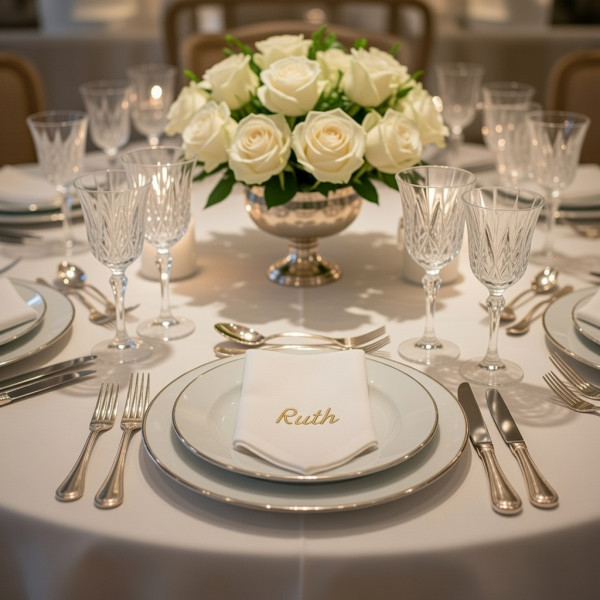 Stoffservietten mit Namen Nr. 02