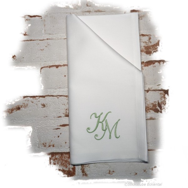 Baumwolle Stoffservietten mit Monogramm