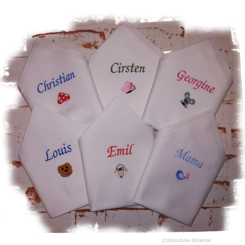 Stoffservietten mit Tier Motiv