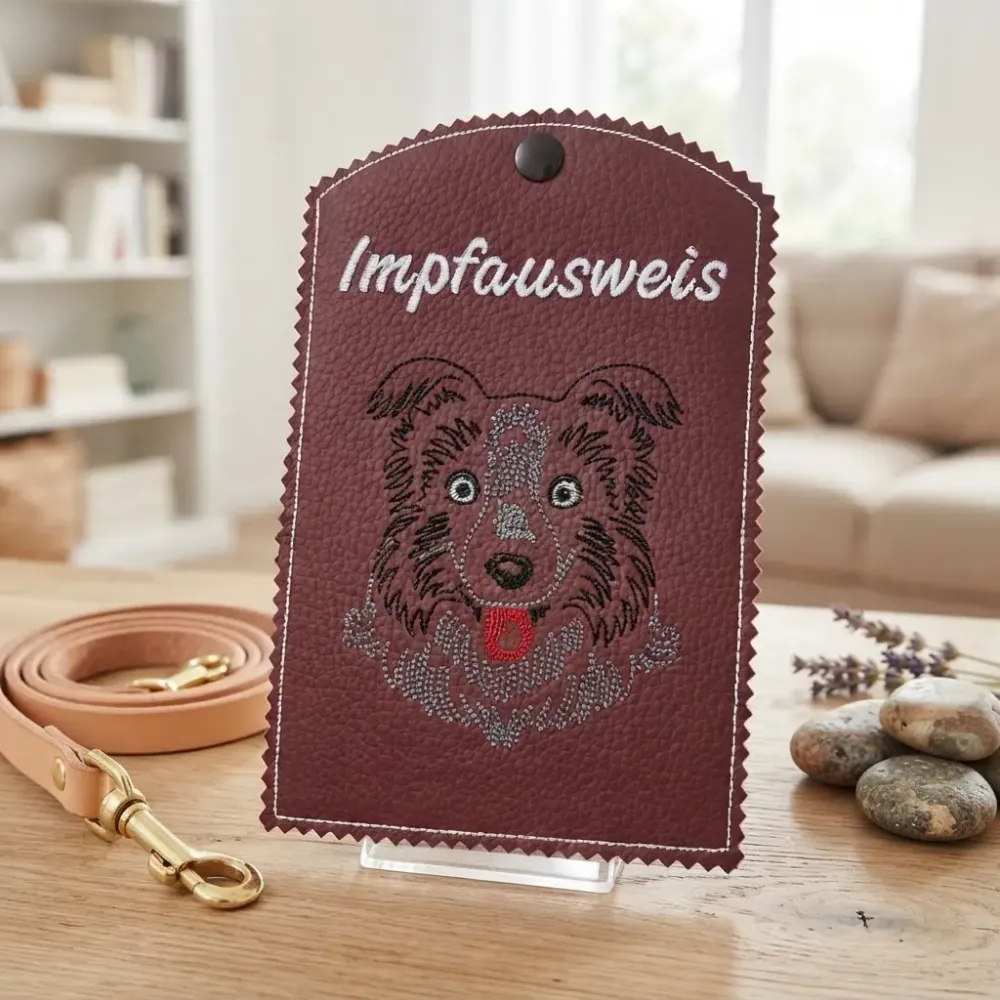 Impfausweishülle Hund BORDER COLLIE