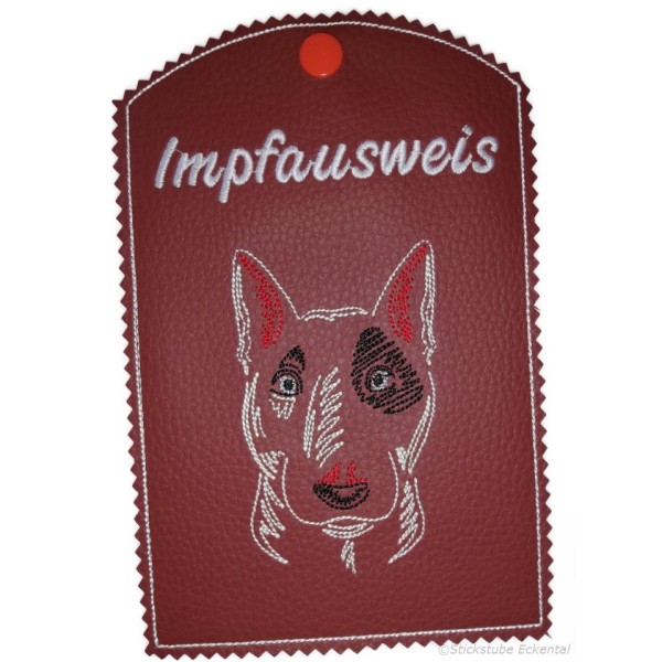 Impfausweishülle Hund ENGLISH BULL TERRIER