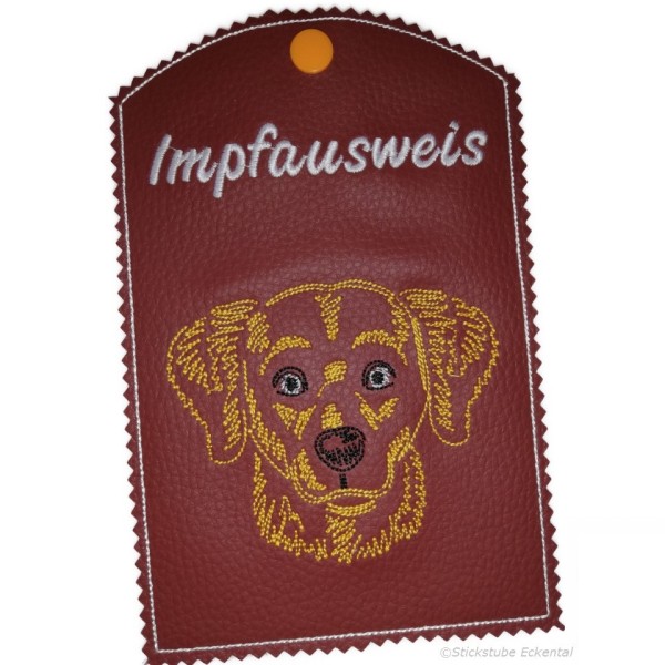 Impfausweishülle Hund GOLDEN RETRIEVER
