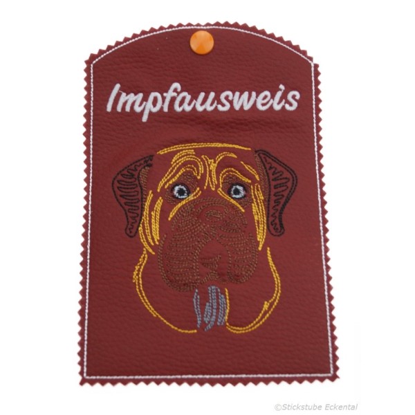 Impfpasshülle Hund MASTIFF
