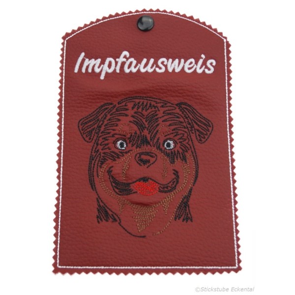 Impfpasshülle Hund ROTTWEILER