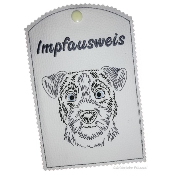 Impfpasshülle Hund JACK RUSSELL