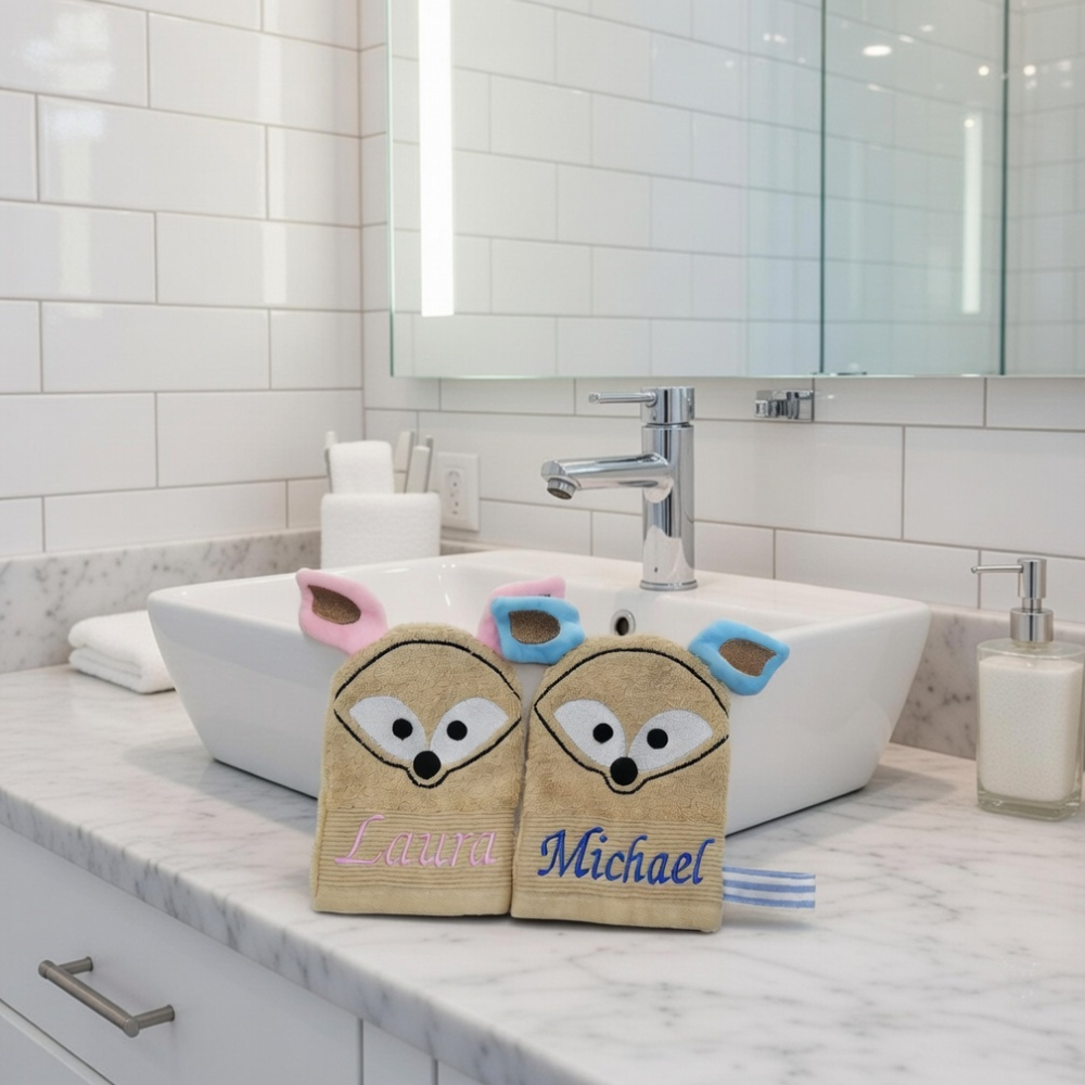 Waschhandschuh Fuchs