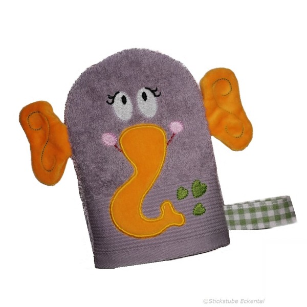 Waschhandschuh Elefant