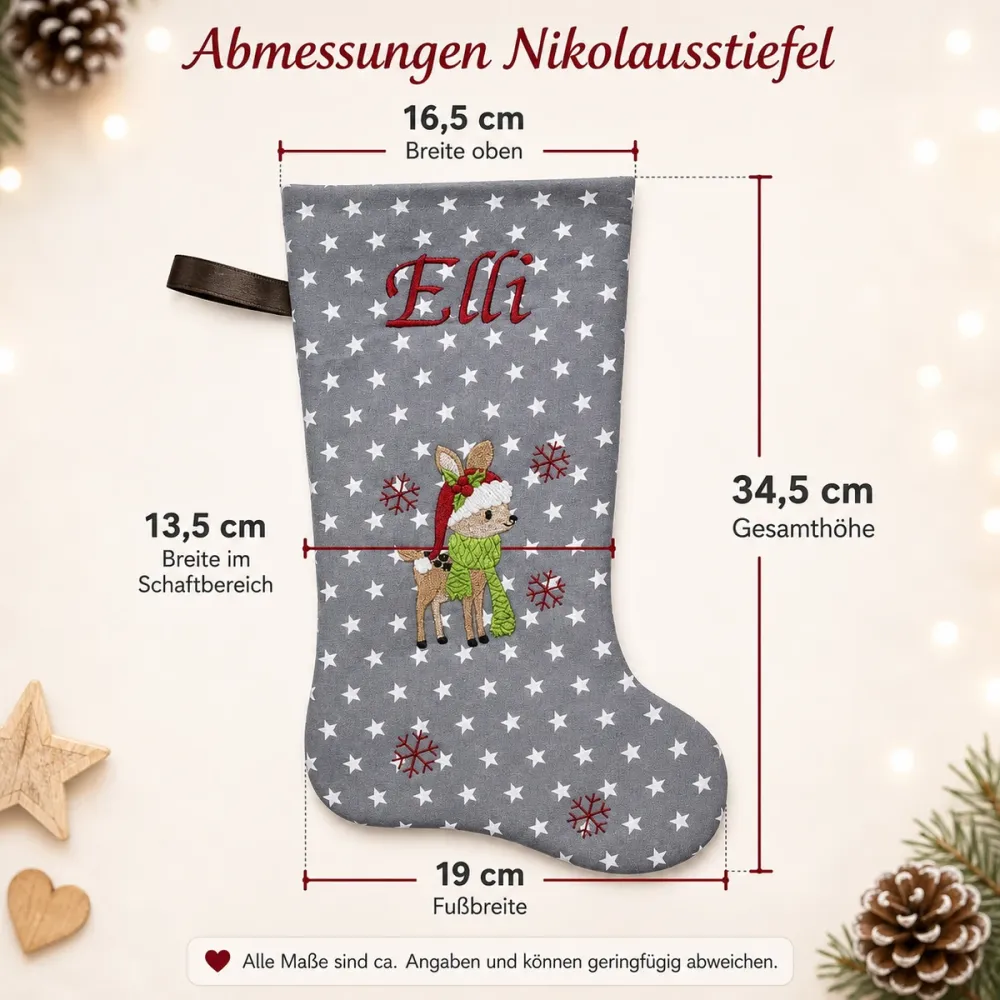 Personalisierte Nikolausstiefel