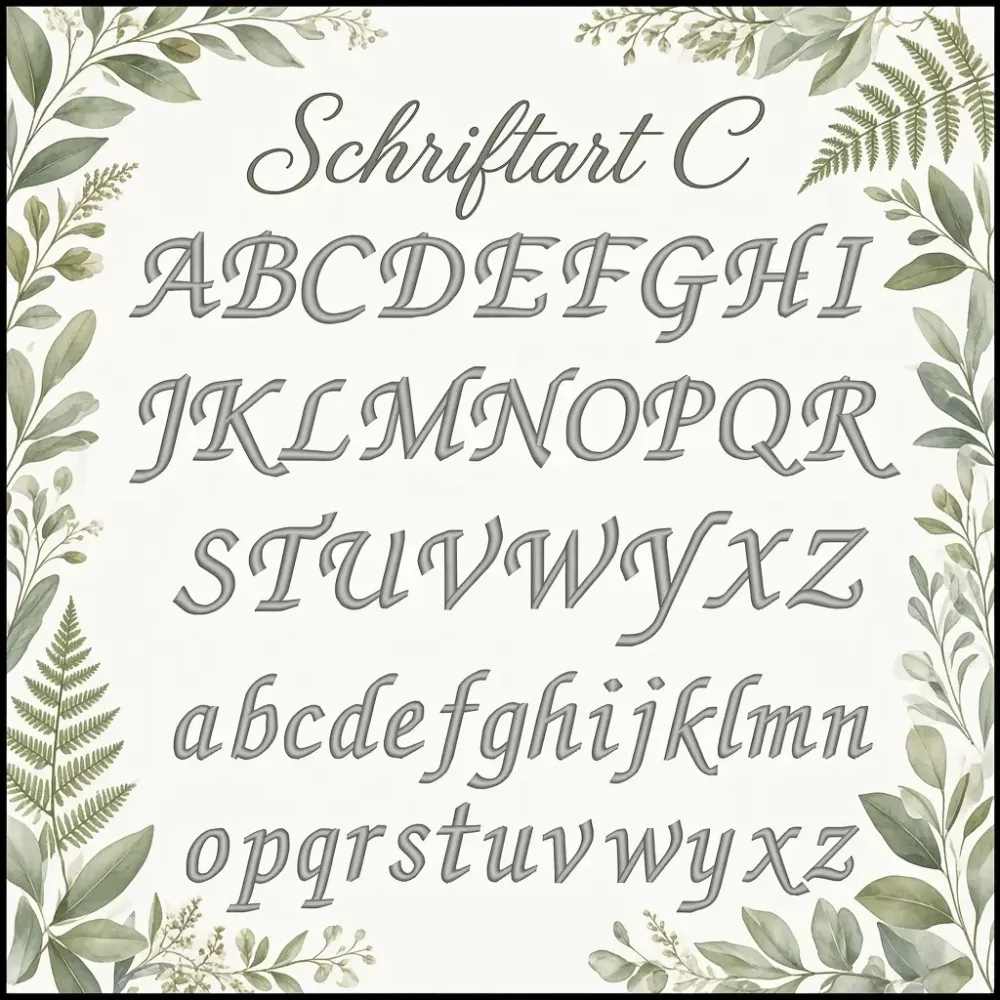 Schriftart C