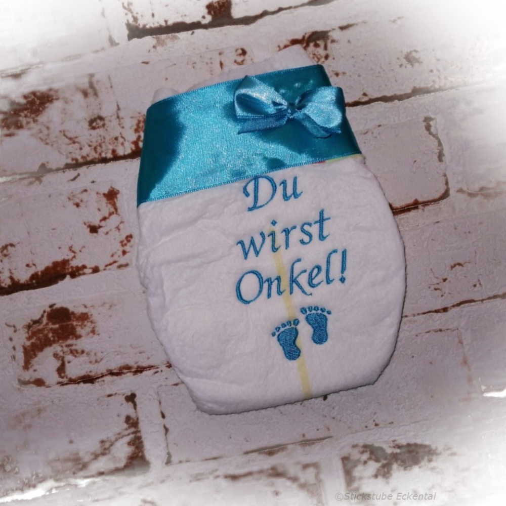 Du wirst Onkel türkisblau